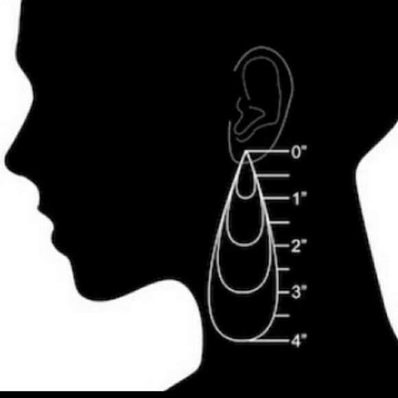 💞MBM Artist Series "Swept Hearts" Resin Earrings - Picture 7 of 9